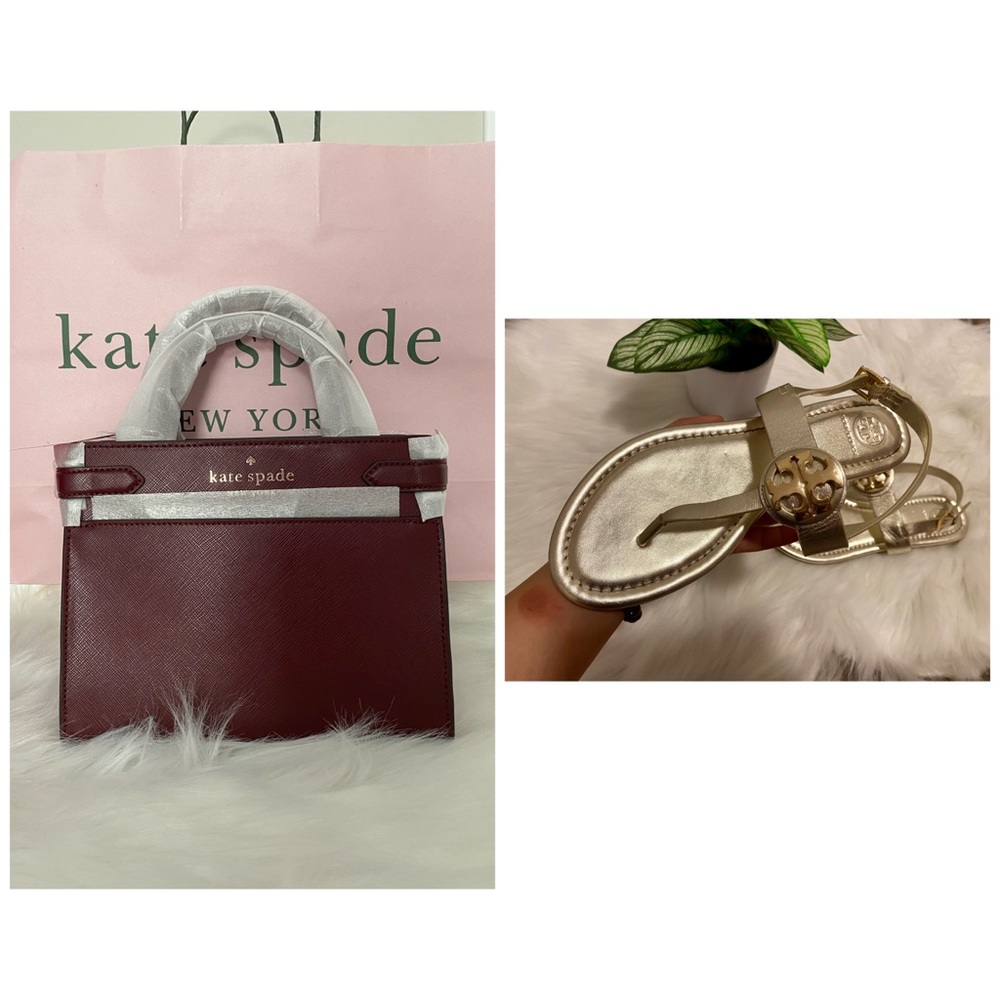 🌸kate spade bag and tory burch sandals🌸